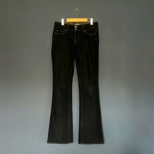 Paige Hidden Hills Size 28 boot-cut jeans, dark wash